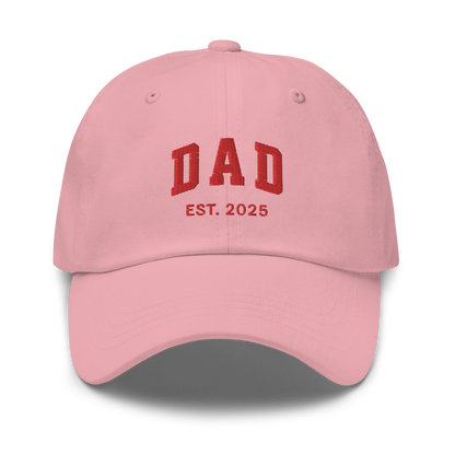 CUSTOM YEAR Dad to Be Embroidered Dad Hat