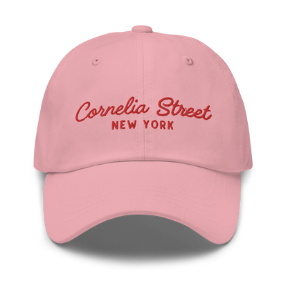 Cornelia Street New York Embroidered Dad Hat