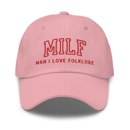 MILF Man I Love Folklore Embroidered Dad Hat