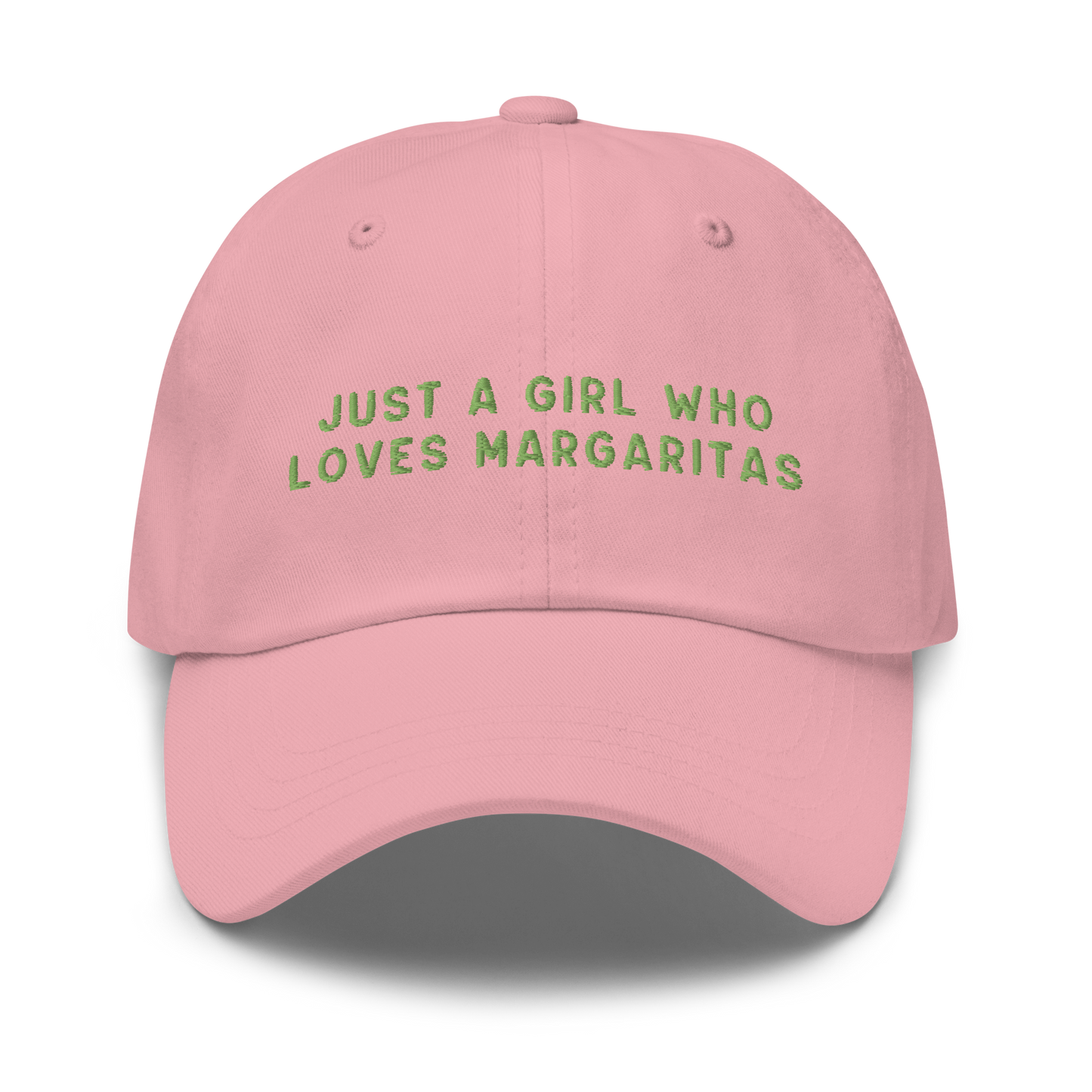 Just A Girl Who Loves Margaritas Embroidered Cap