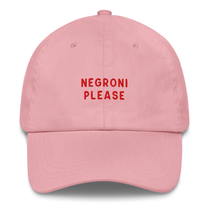 Negroni Please Cocktail Embroidered Dad Hat