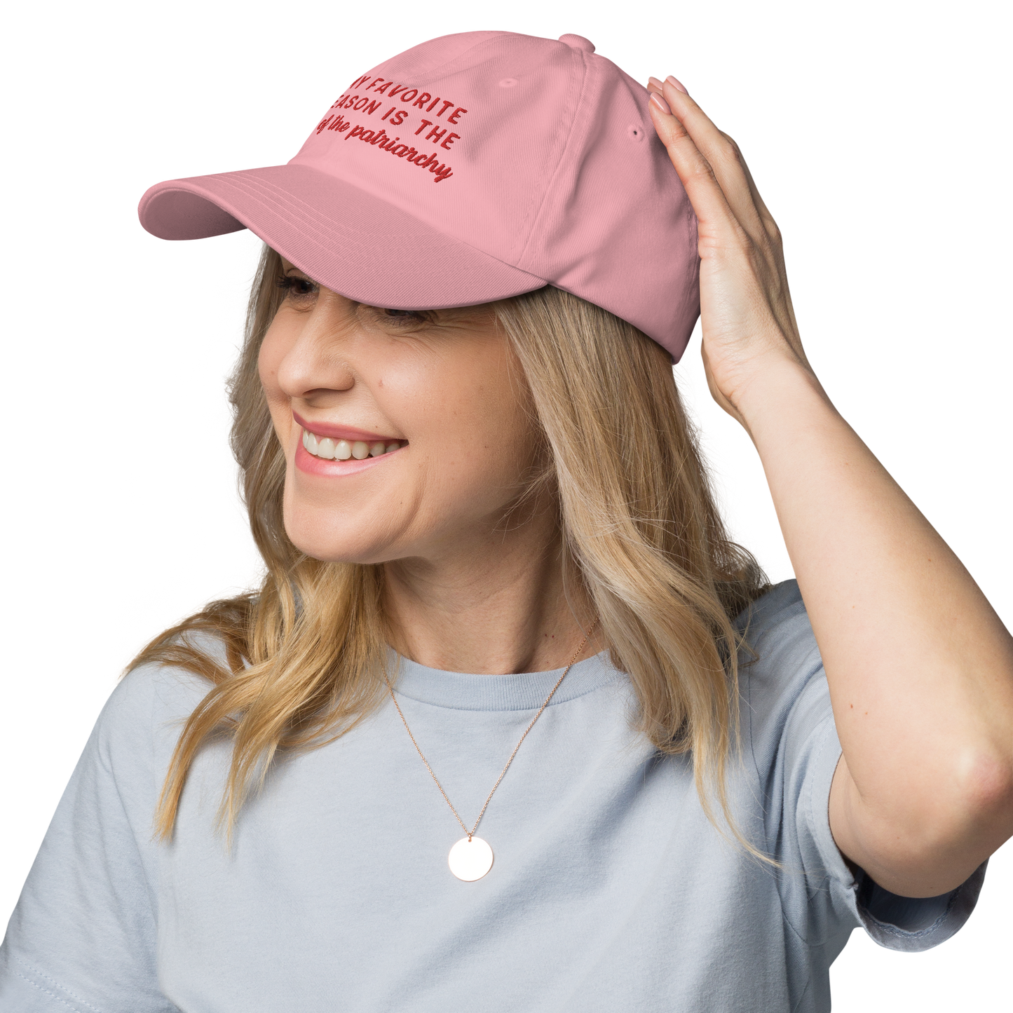 My Favorite Season Is The Fall Of The Patriarchy Embroidered Dad Hat