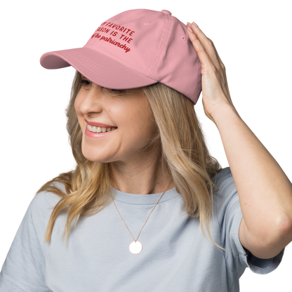 My Favorite Season Is The Fall Of The Patriarchy Embroidered Dad Hat