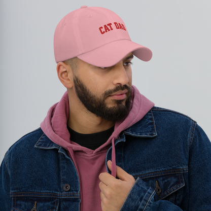 Cat Dad Embroidered Dad Hat