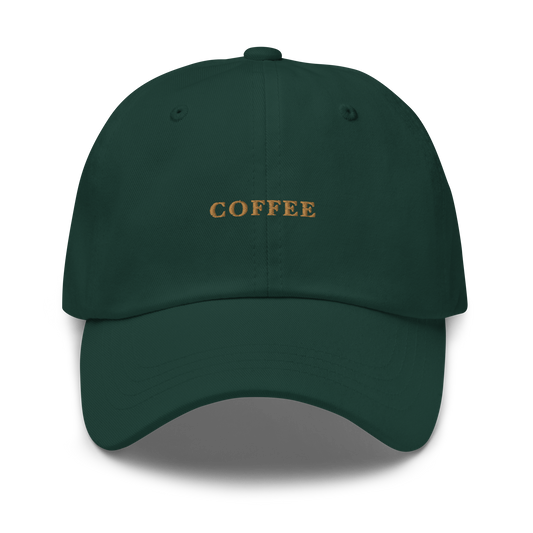 Coffee Embroidered Dad Hat