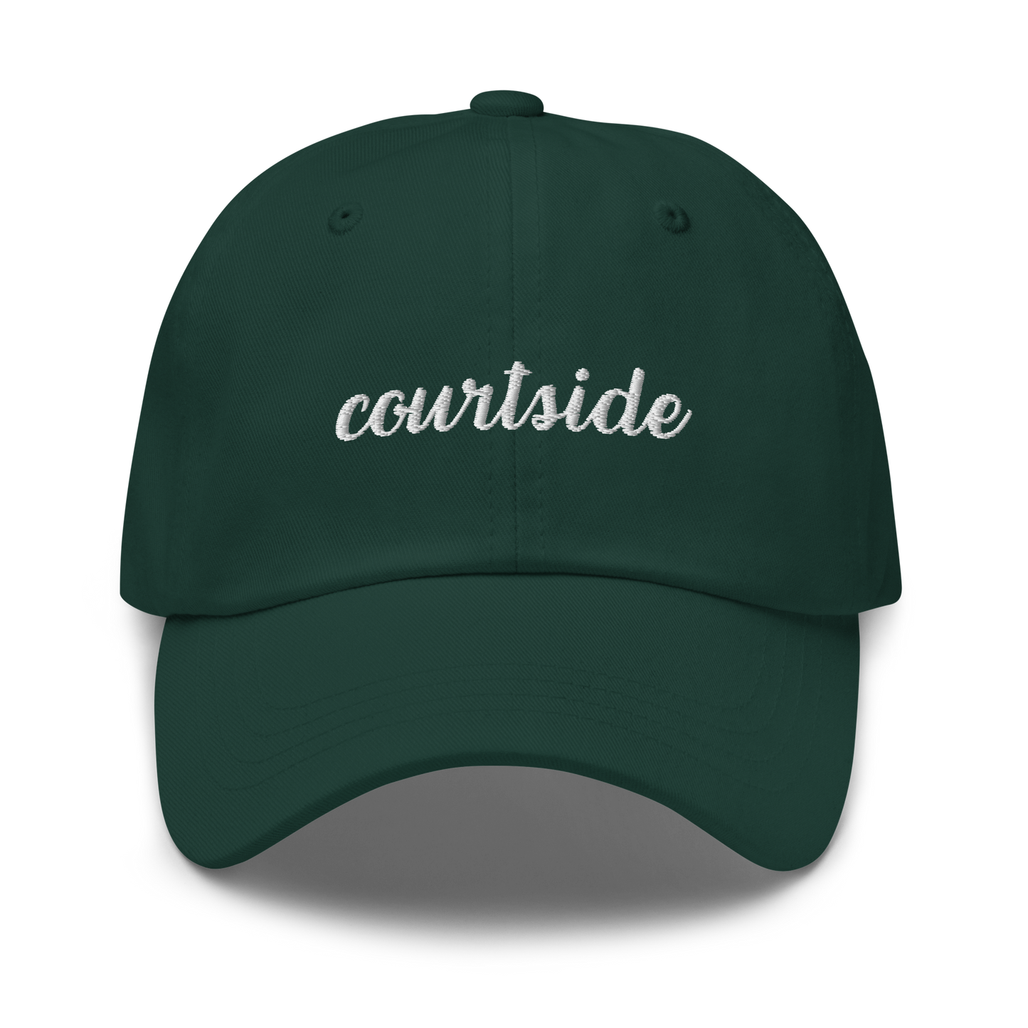 Courtside Tennis Embroidered Dad Hat