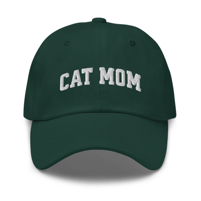 Cat Mom Embroidered Dad Hat