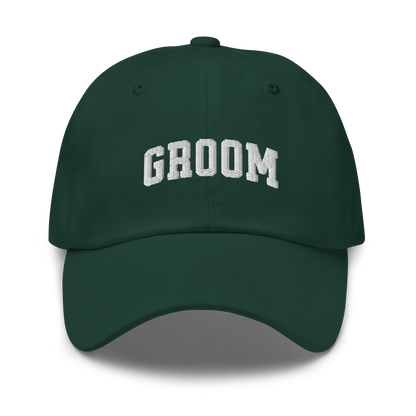 Groom Embroidered Dad Hat