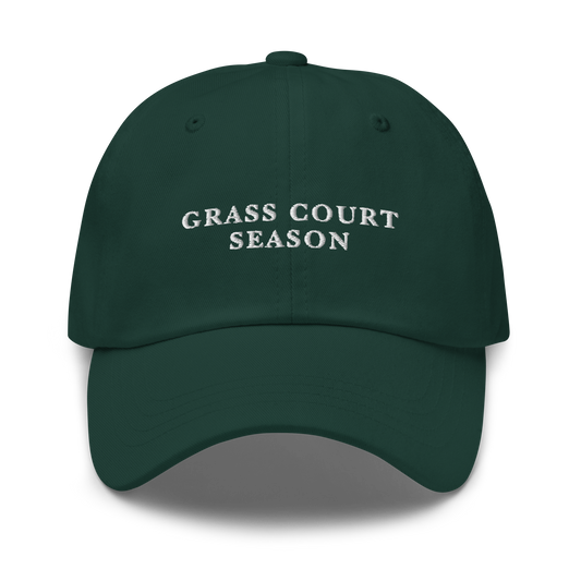 Grass Court Season Wimbledon Tennis Embroidered Dad Hat