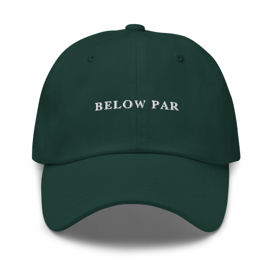 Below Par Golf Embroidered Dad Hat