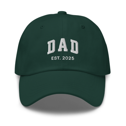 CUSTOM YEAR Dad to Be Embroidered Dad Hat