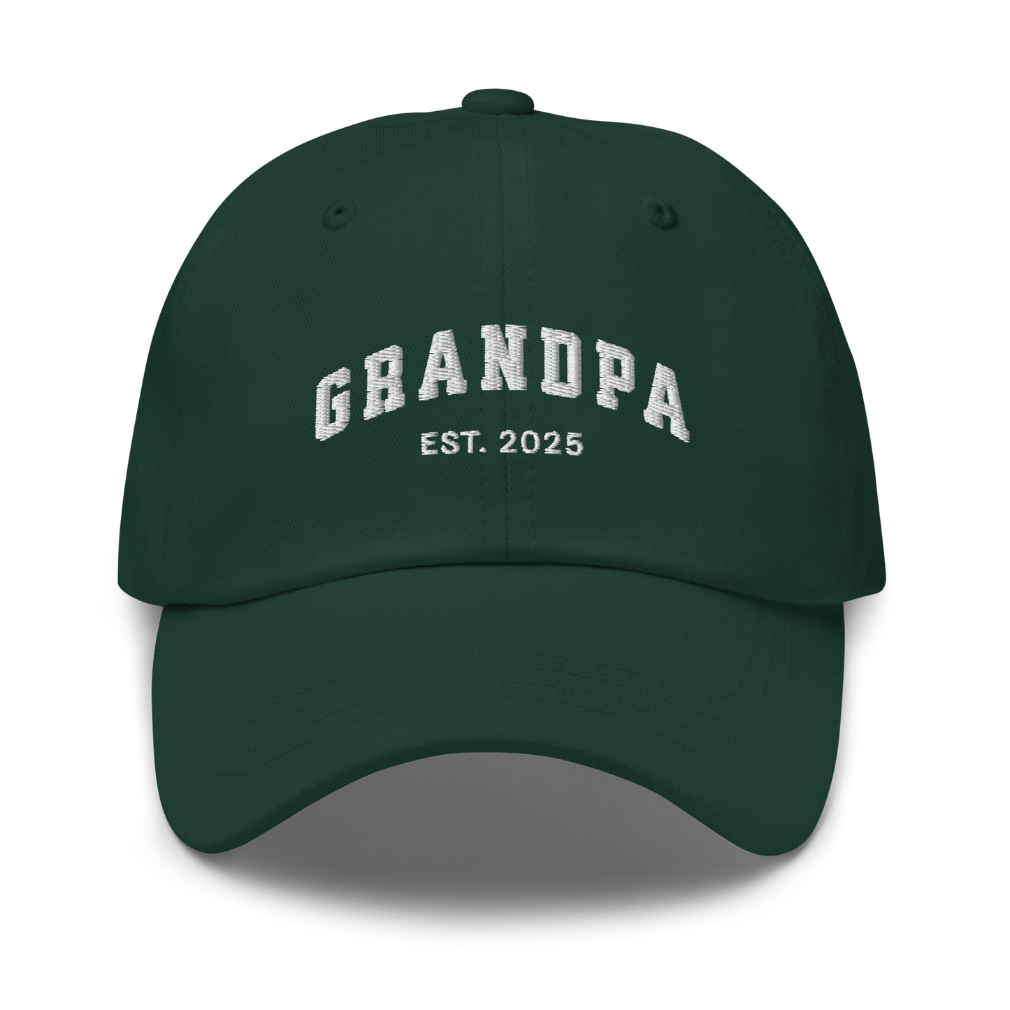 CUSTOM YEAR Grandpa to Be Embroidered Dad Hat