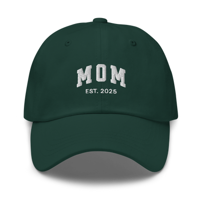 CUSTOM YEAR Mom to Be Embroidered Dad Hat