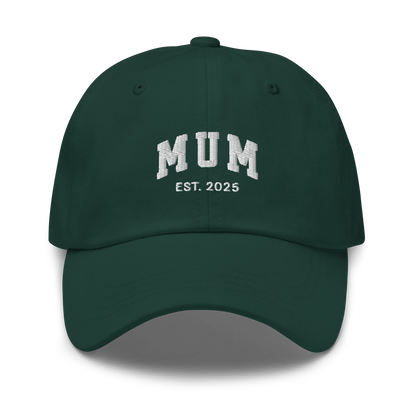 CUSTOM YEAR Mum to Be Embroidered Dad Hat