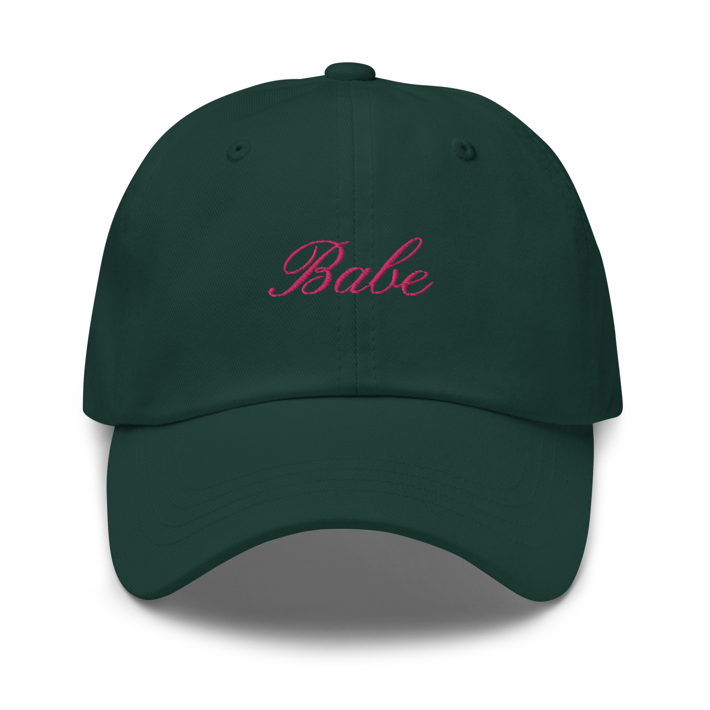 Babe Bachelorette Cursive Embroidered Dad Hat