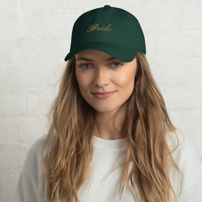 Bride Cursive Embroidered Dad Hat