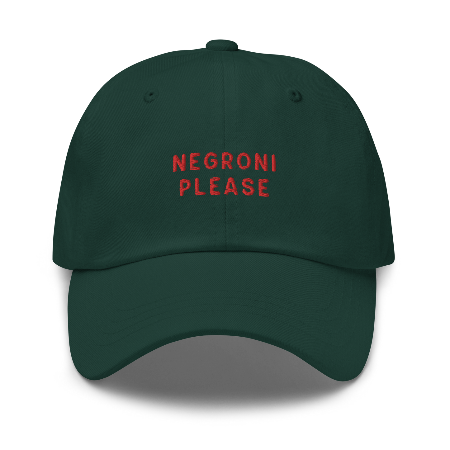 Negroni Please Cocktail Embroidered Dad Hat