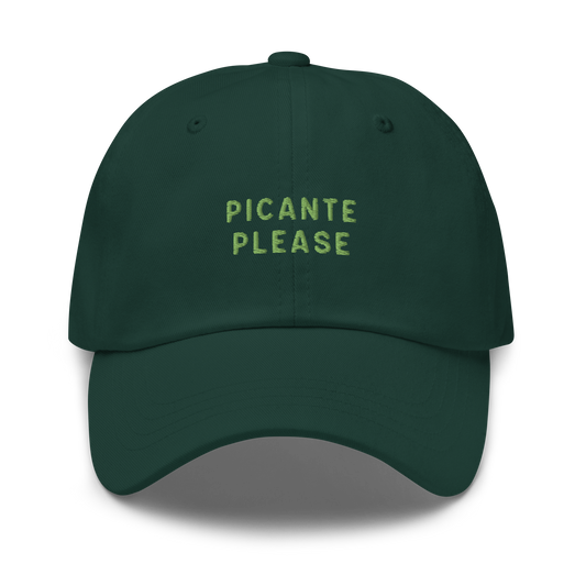 Picante Please Cocktail Embroidered Dad Hat