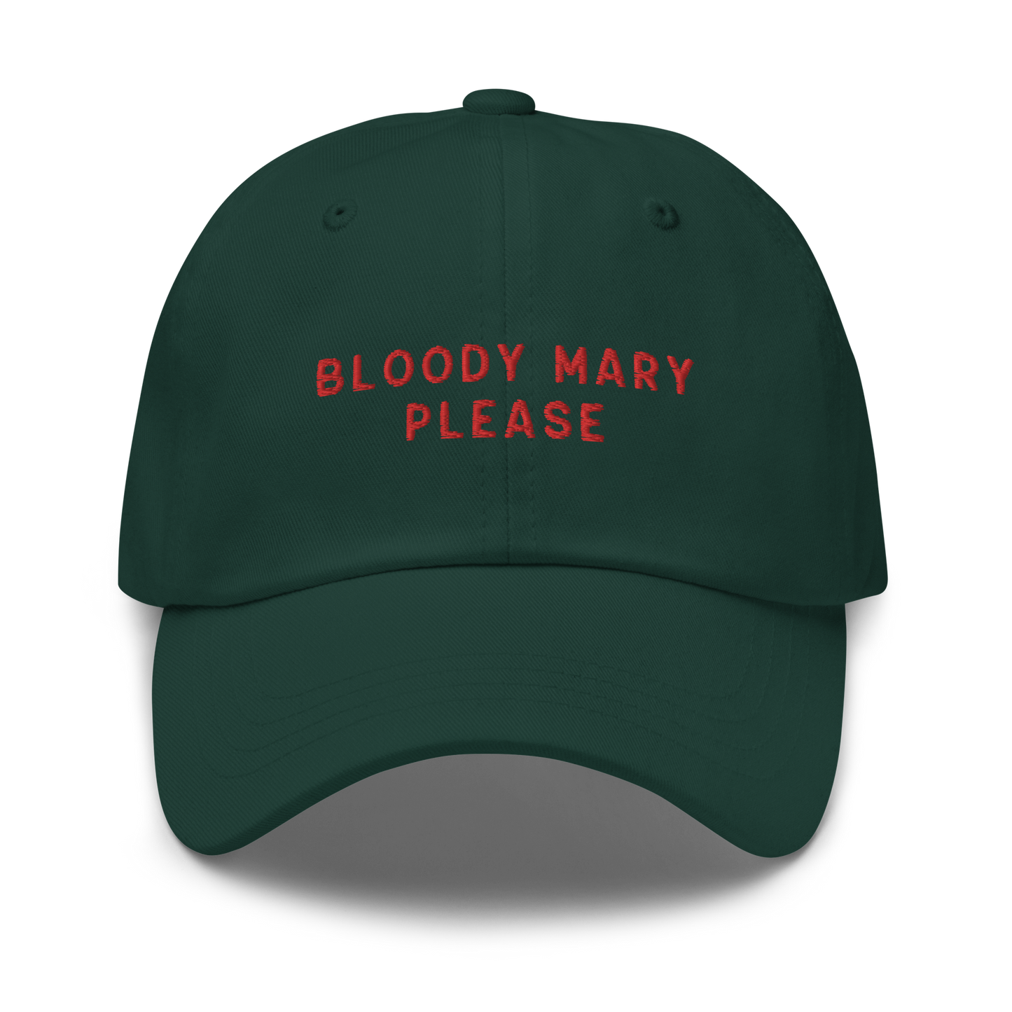 Bloody Mary Please Cocktail Embroidered Dad Hat