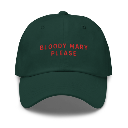 Bloody Mary Please Cocktail Embroidered Dad Hat