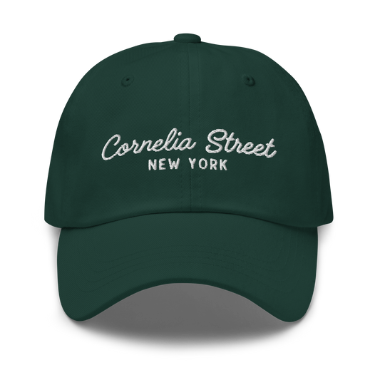 Cornelia Street New York Embroidered Dad Hat