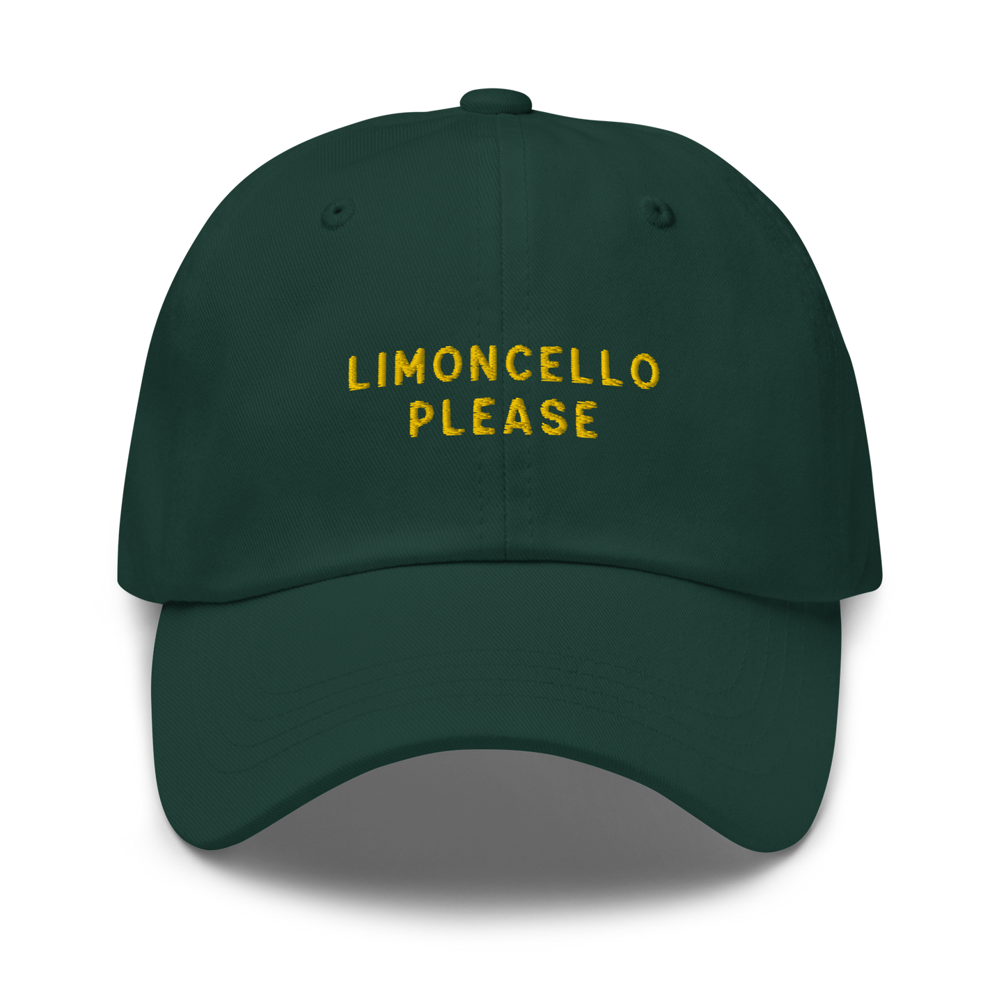 Limoncello Please Embroidered Dad Hat