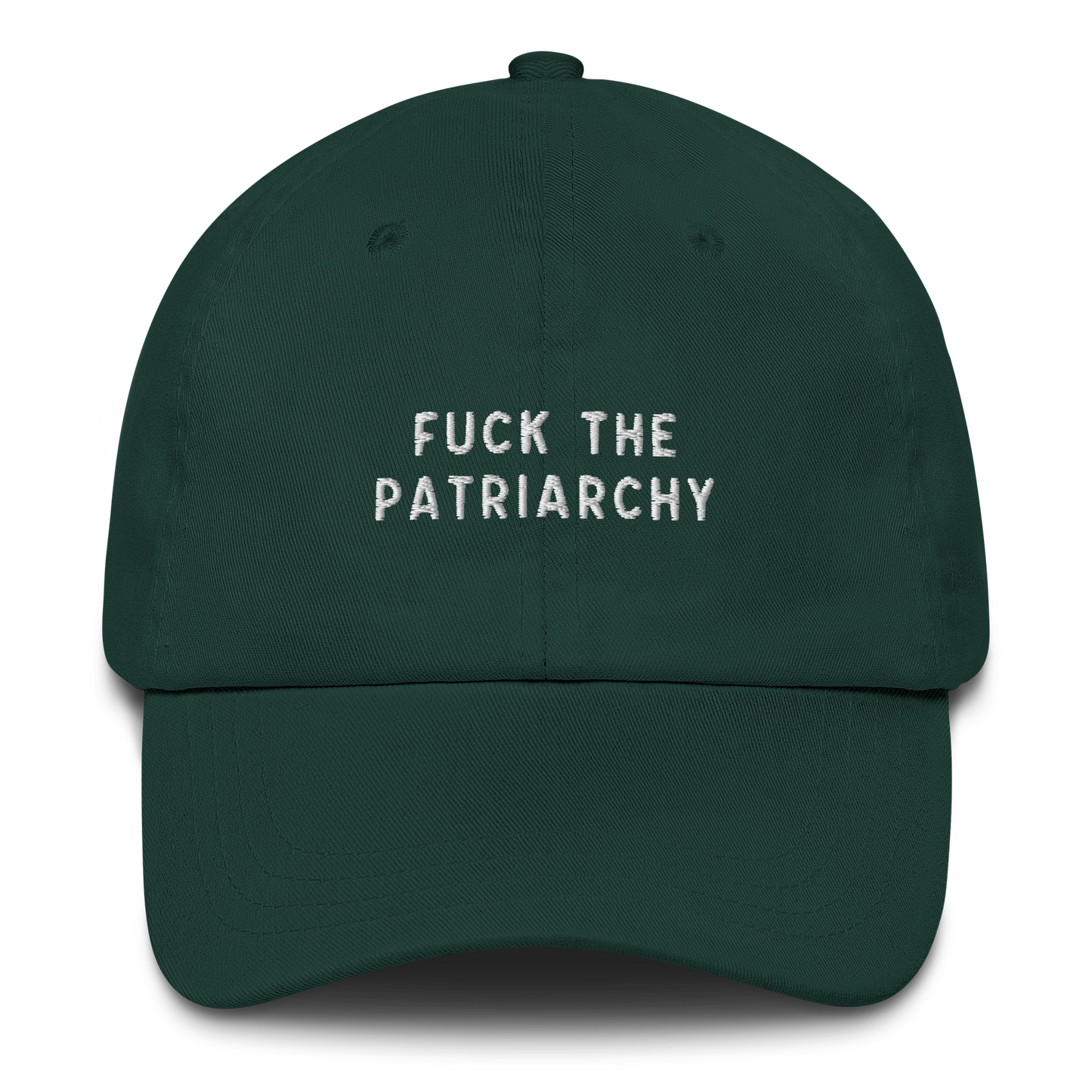 Fuck the Patriarchy Feminist Embroidered Dad Hat