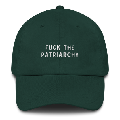 Fuck the Patriarchy Feminist Embroidered Dad Hat