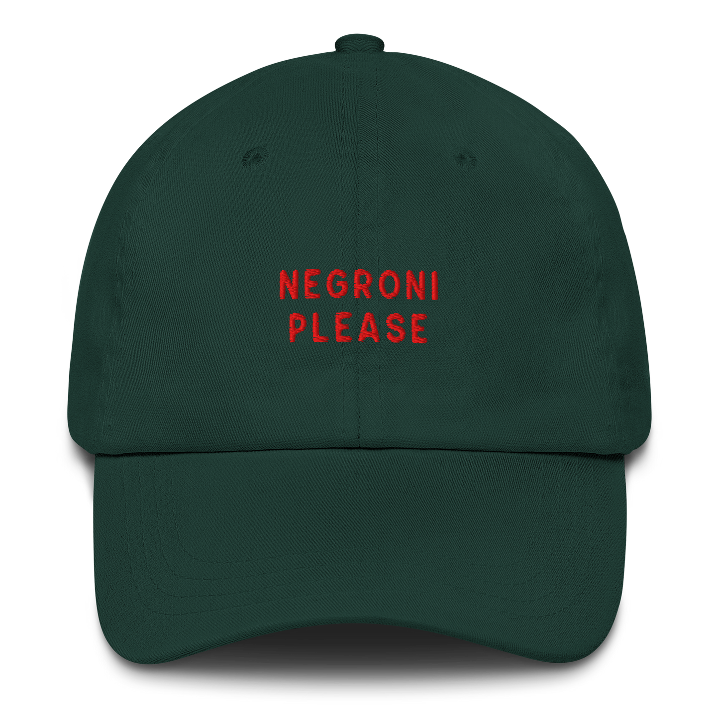 Negroni Please Cocktail Embroidered Dad Hat