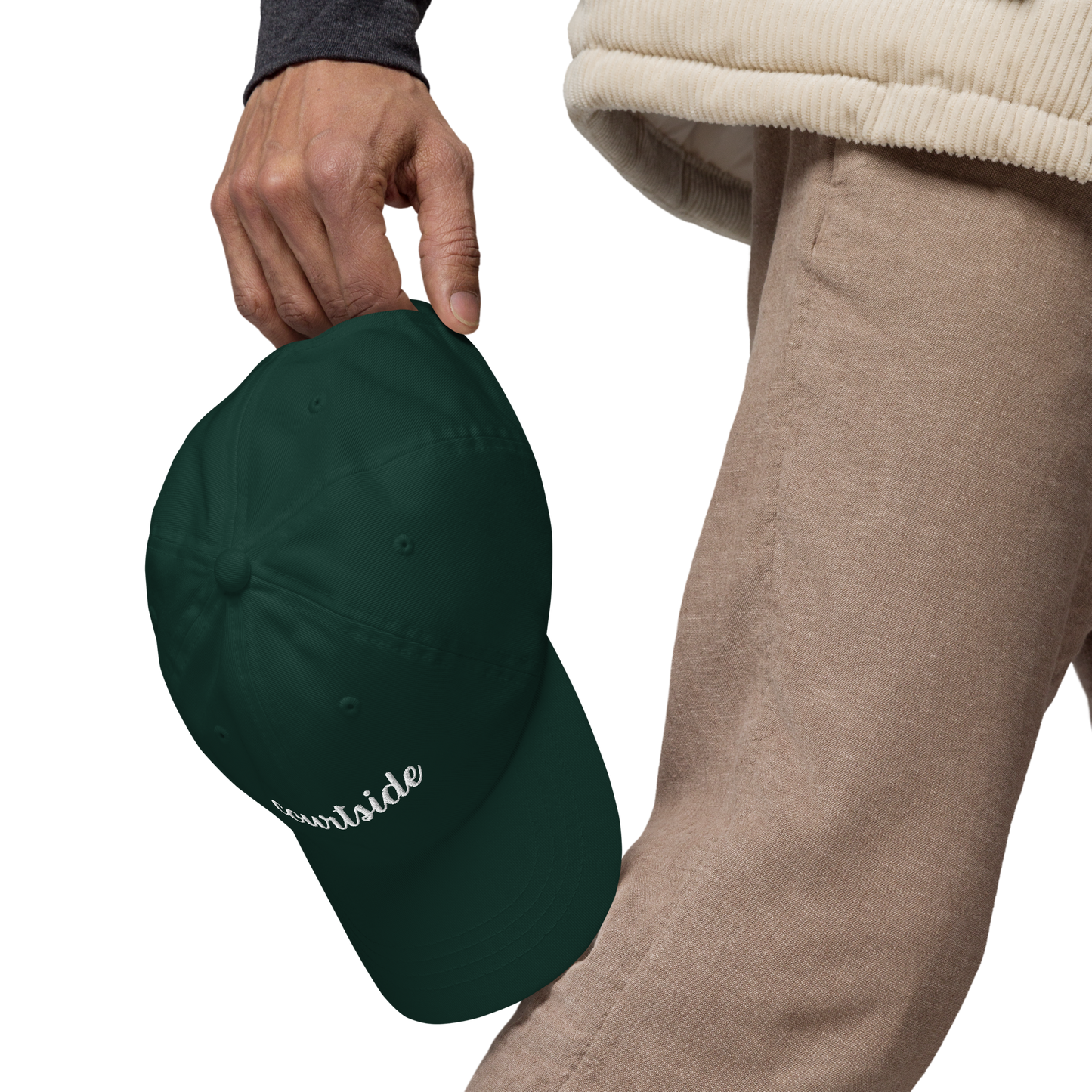 Courtside Tennis Embroidered Dad Hat