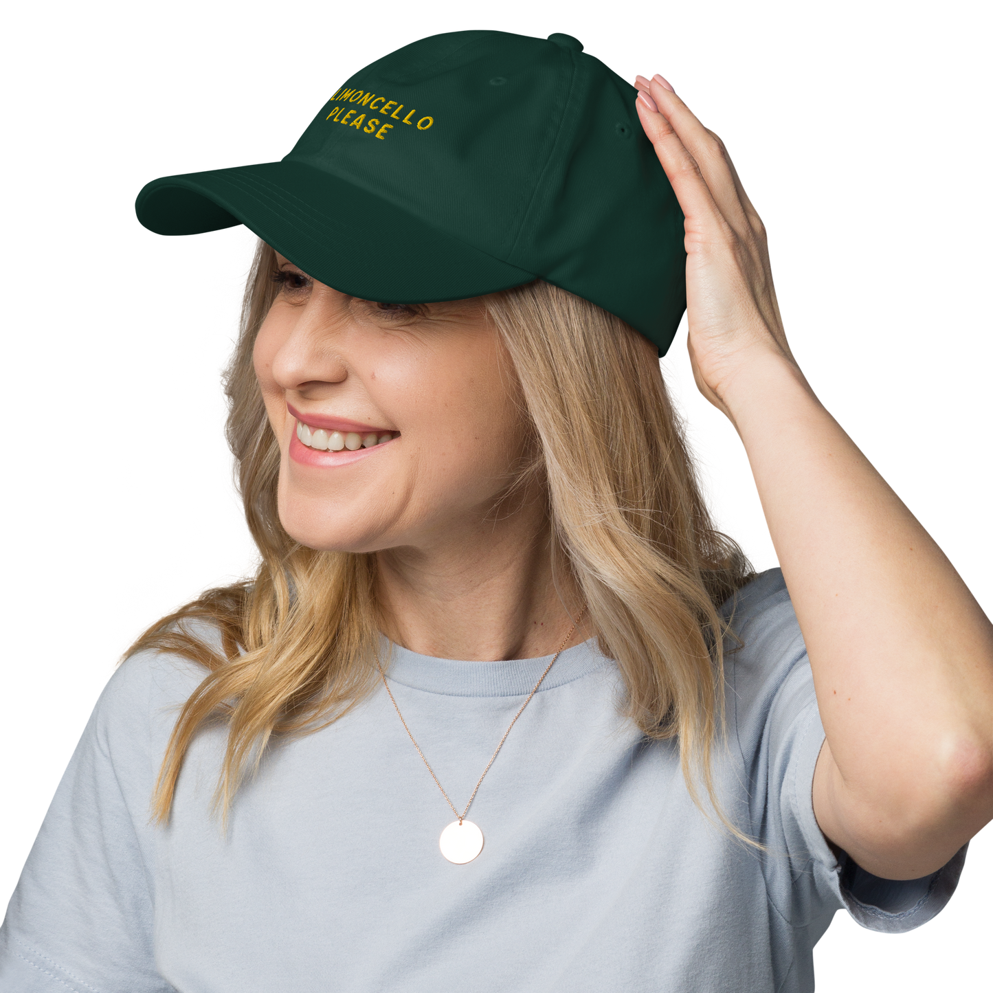 Limoncello Please Embroidered Dad Hat