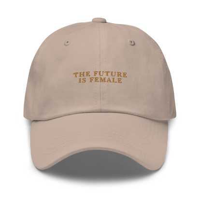 The Future is Female Feminist Embroidered Dad Hat