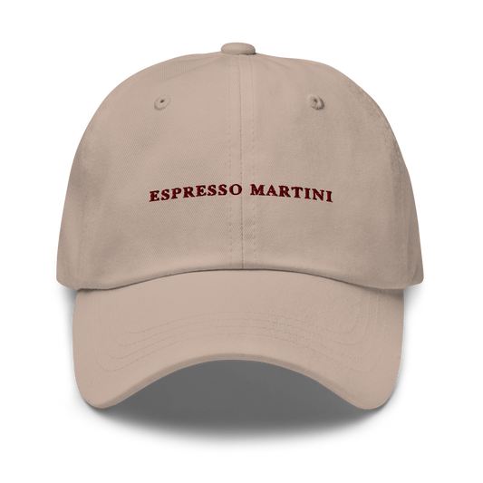 Espresso Martini Cocktail Embroidered Dad Hat