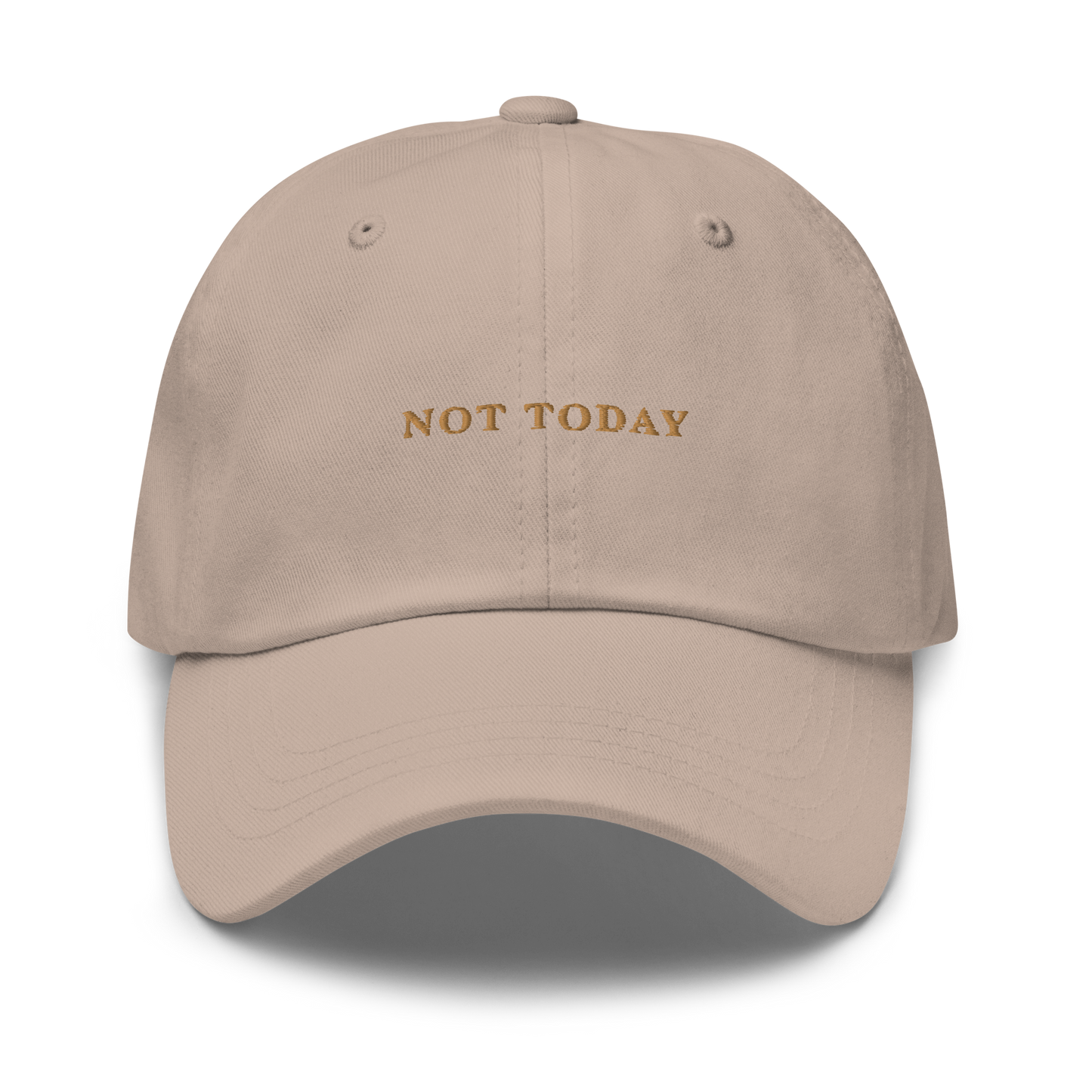 Not Today Embroidered Dad Hat