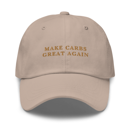 Make Carbs Great Again Embroidered Dad Hat