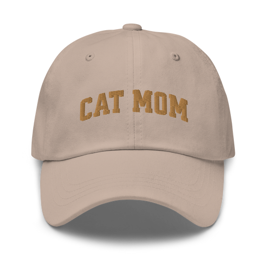 Cat Mom Embroidered Dad Hat
