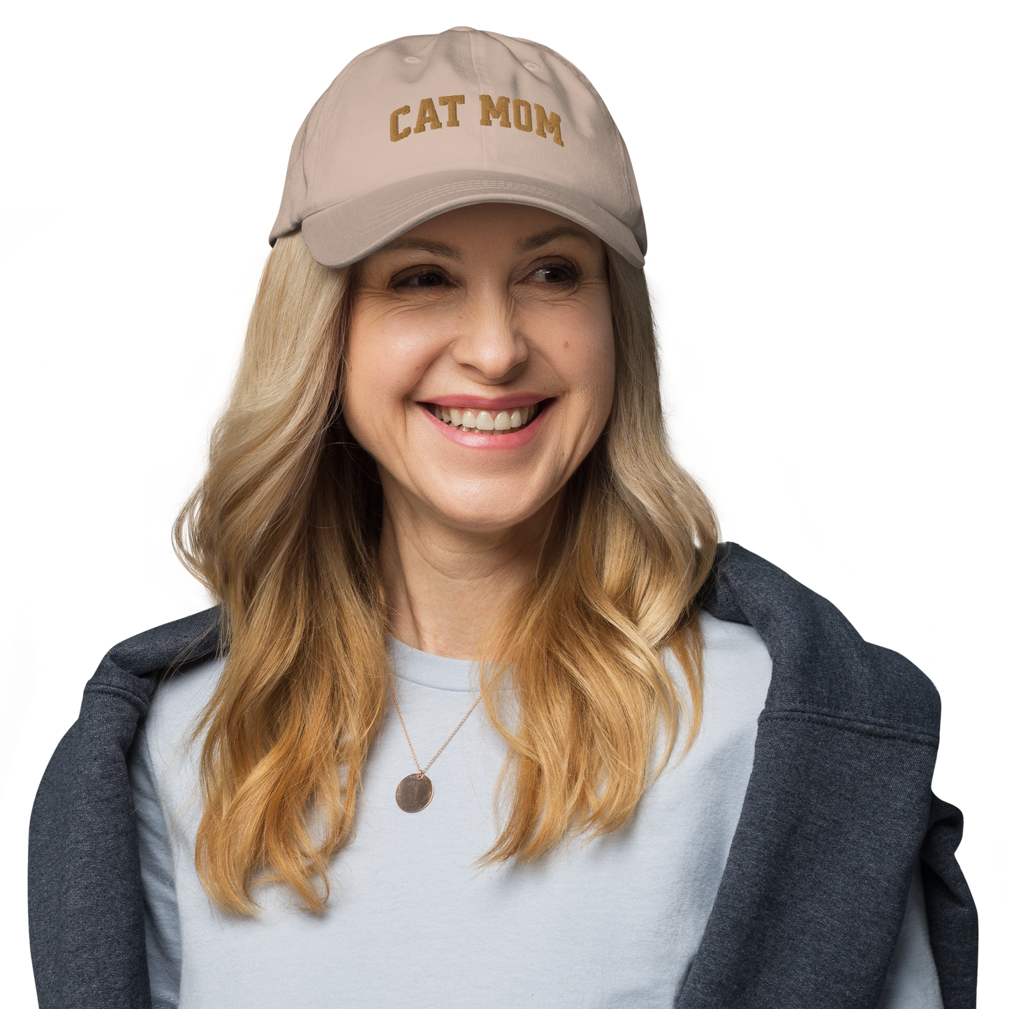 Cat Mom Embroidered Dad Hat