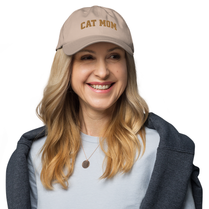 Cat Mom Embroidered Dad Hat