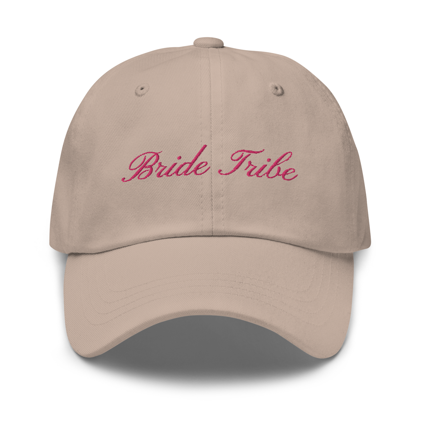 Bride Tribe Bachelorette Cursive Embroidered Dad Hat