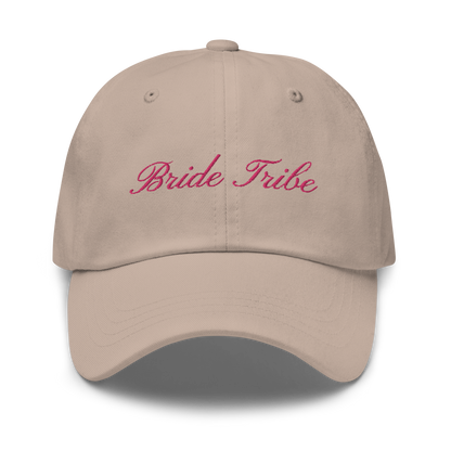 Bride Tribe Bachelorette Cursive Embroidered Dad Hat