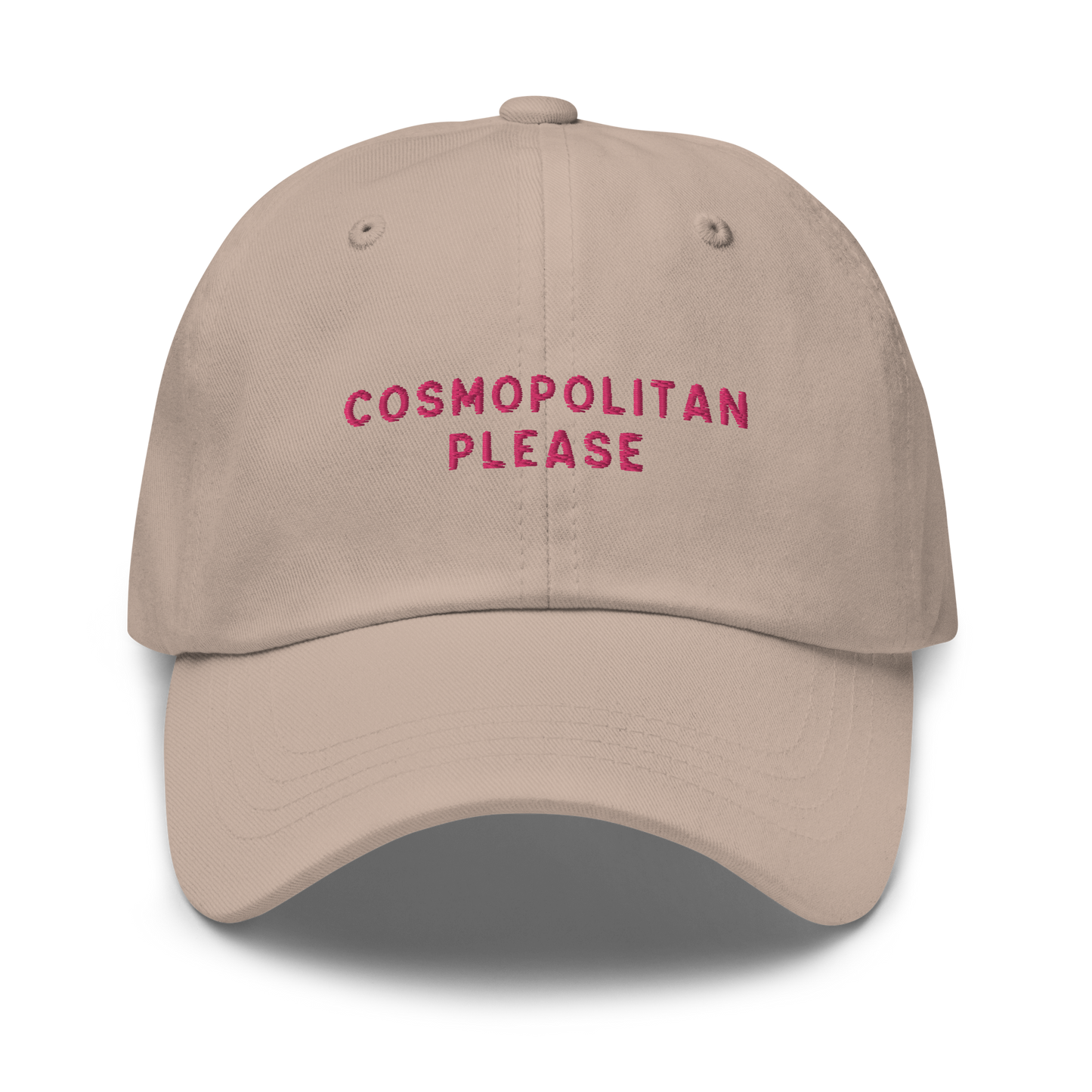 Cosmopolitan Please Cocktail Embroidered Dad Hat