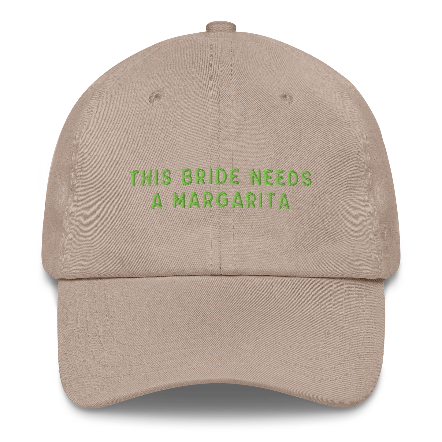 This Bride Needs A Margarita Embroidered Cap