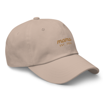 CUSTOM Mama Year Embroidered Dad Hat