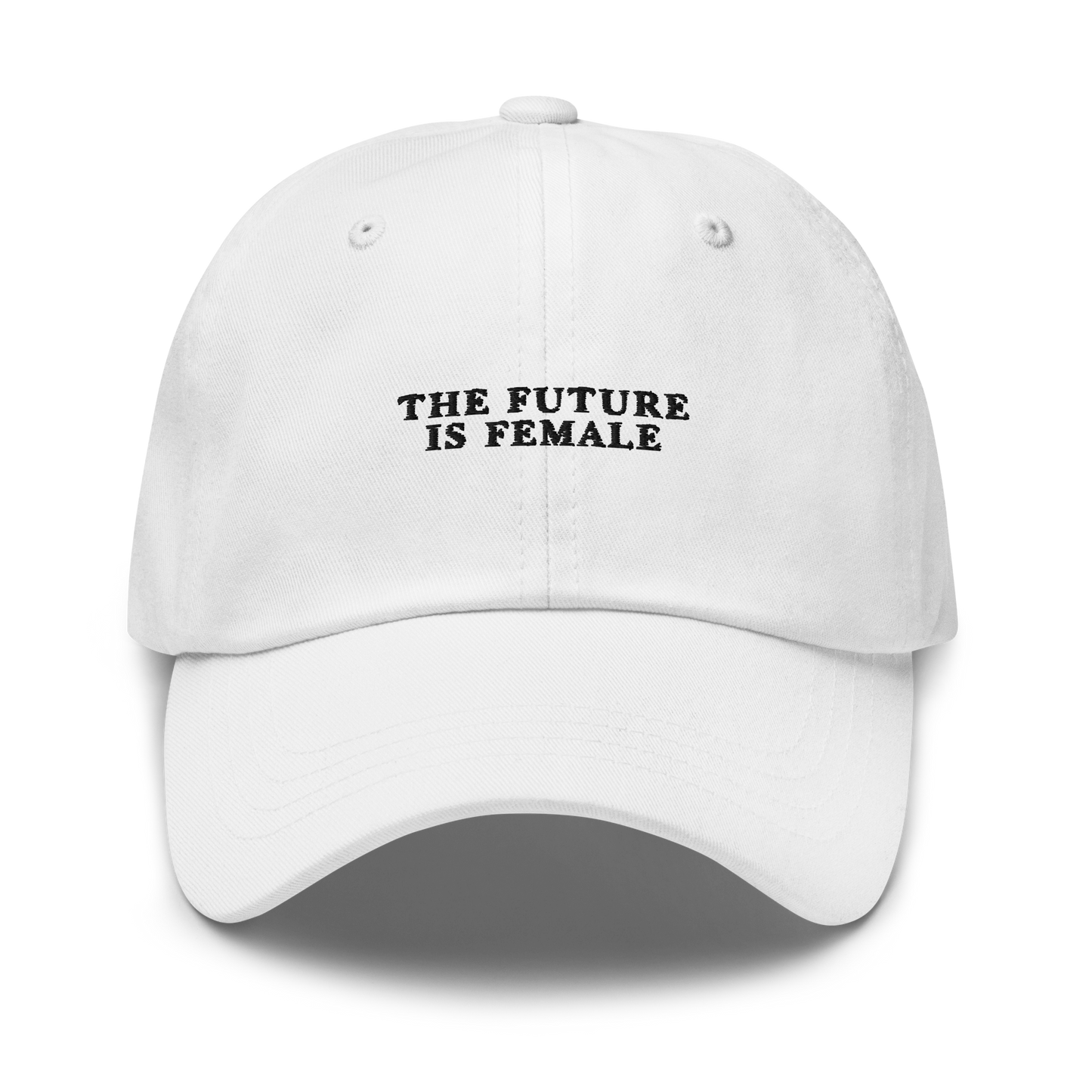 The Future is Female Feminist Embroidered Dad Hat