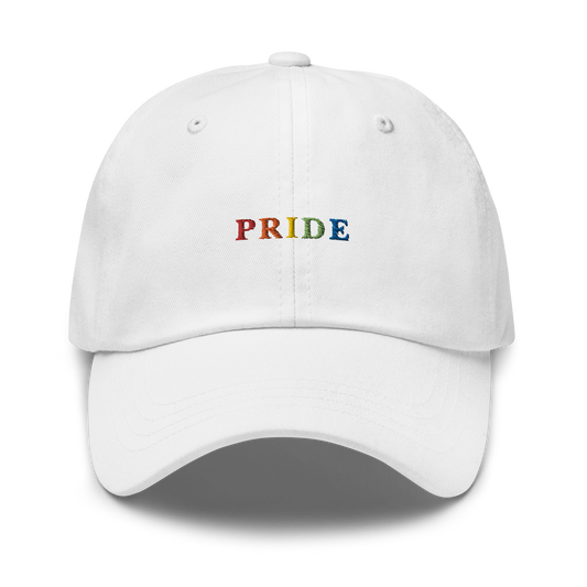Pride Rainbow Embroidered Dad Hat
