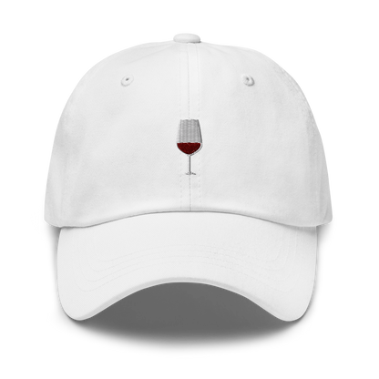 Red Wine Embroidered Dad Hat