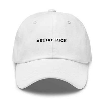 Retire Rich Embroidered Dad Hat