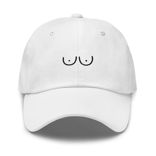 Boobs Feminist Embroidered Dad Hat