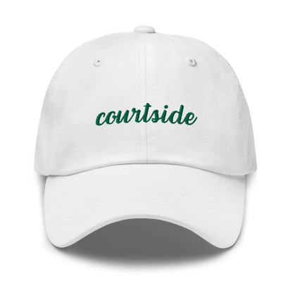 Courtside Tennis Embroidered Dad Hat