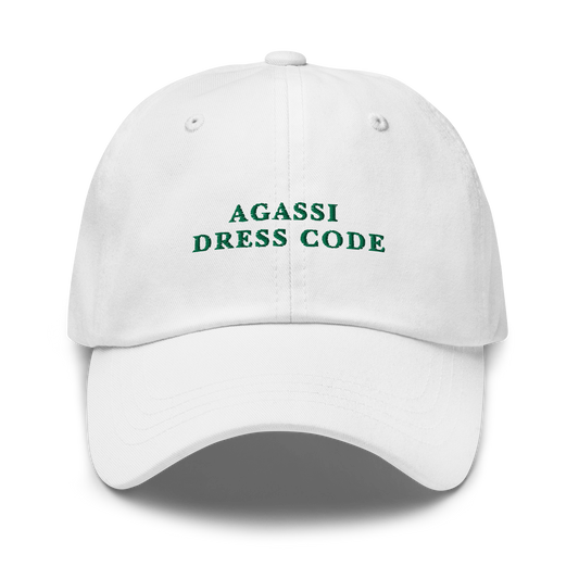 Agassi Dress Code Wimbledon Tennis Embroidered Dad Hat